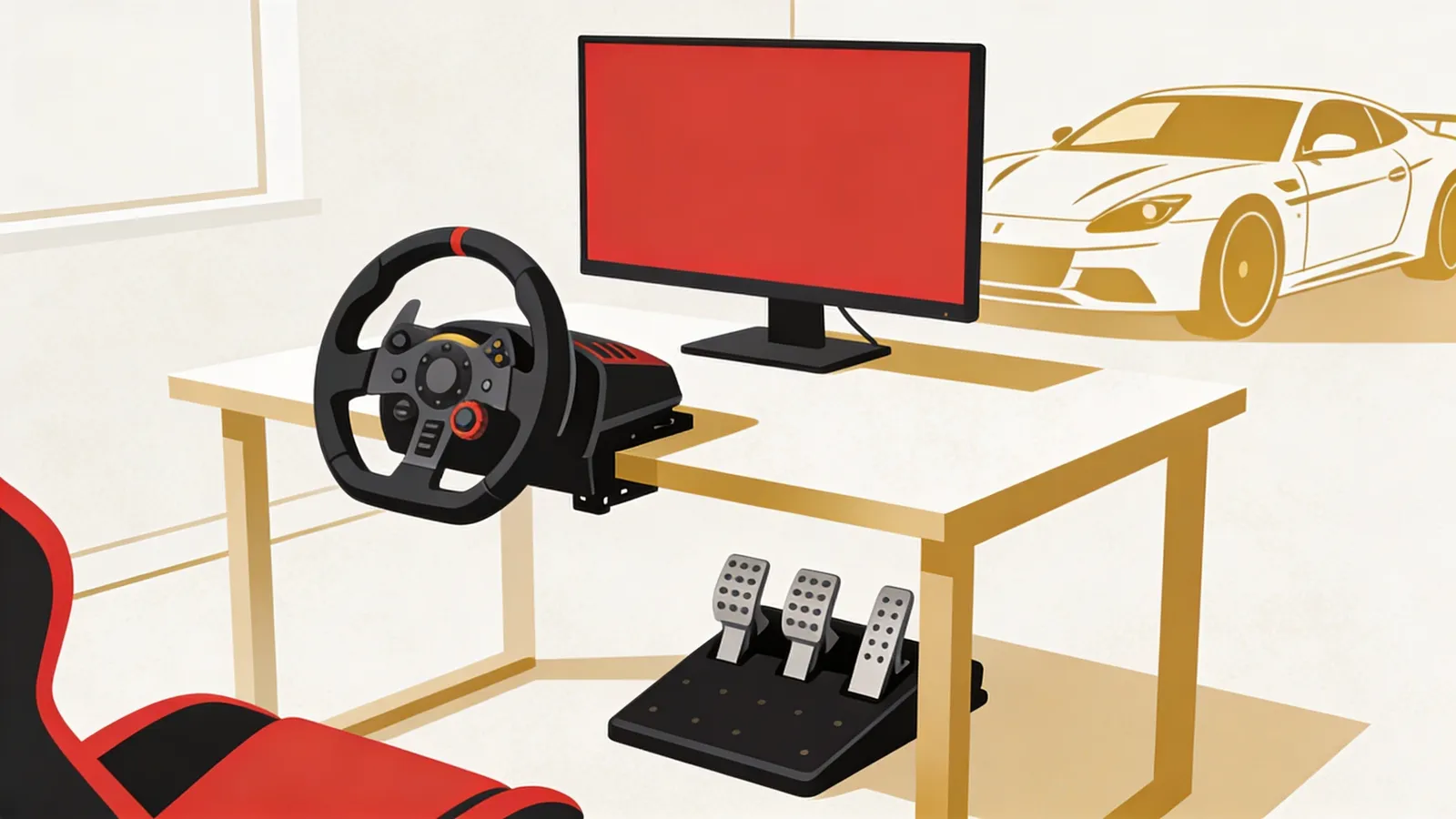Beginner home sim racing setup