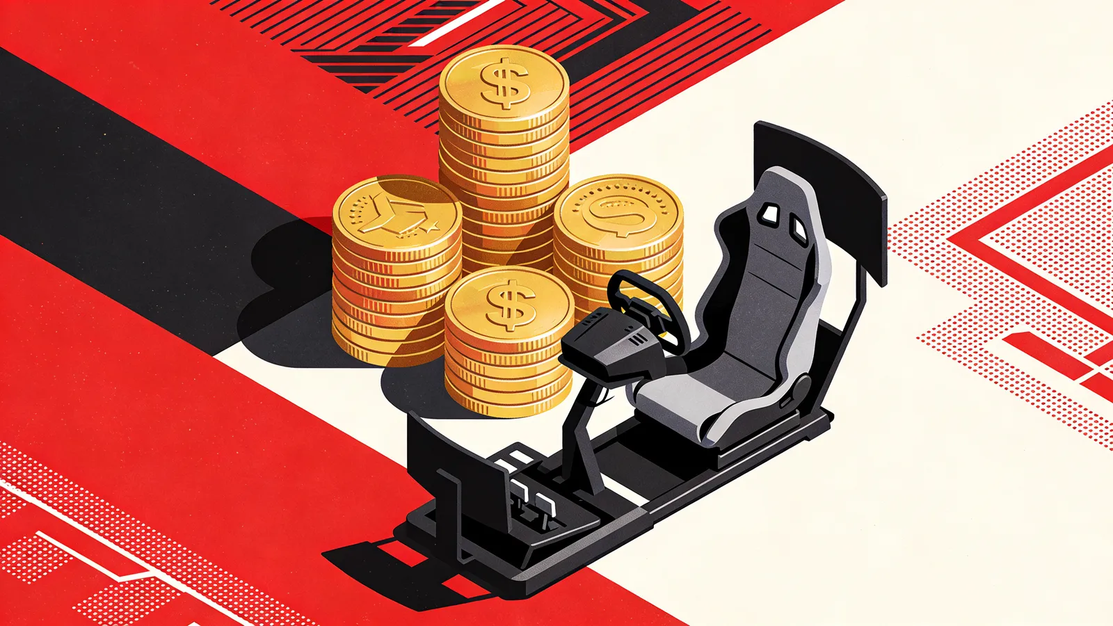 Sim racing lounge startup costs